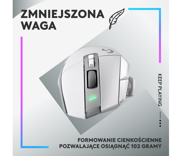 LOGITECH G502 X LIGHTSPEED Biała - 1066488 - zdjęcie 11